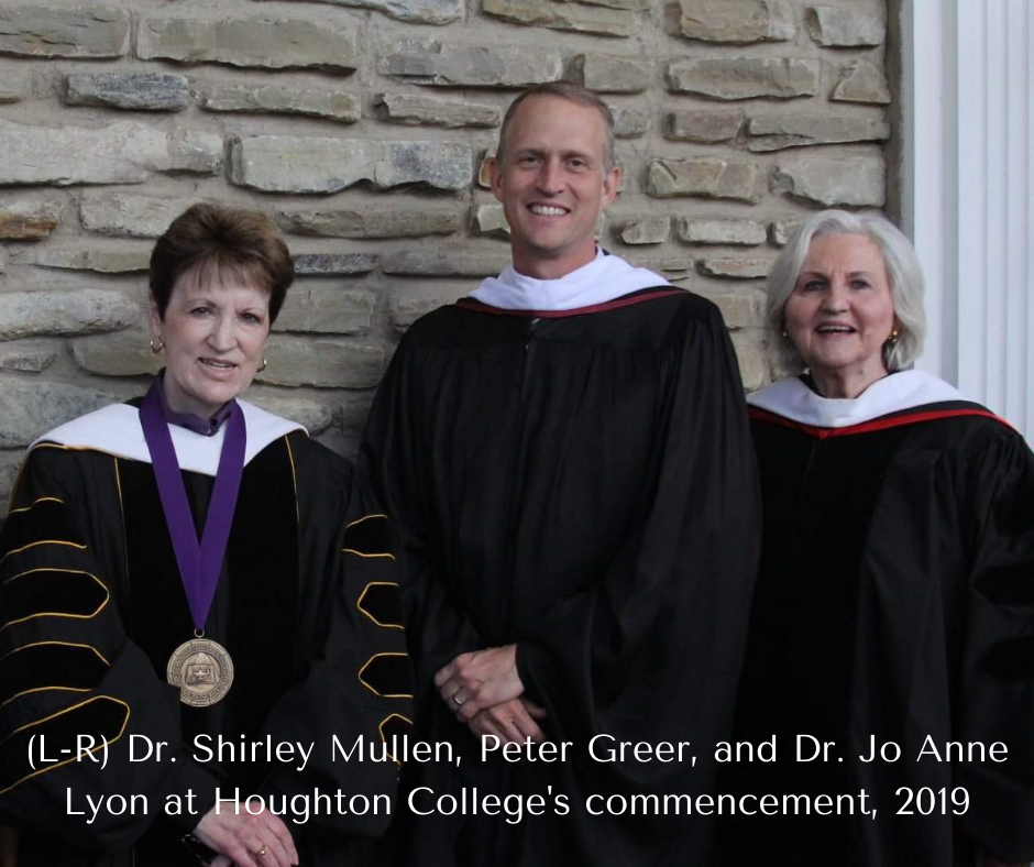 Peter Greer and Jo Anne Lyon met at Houghton College's commencement
