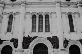 A Russian Orthodox cathedral