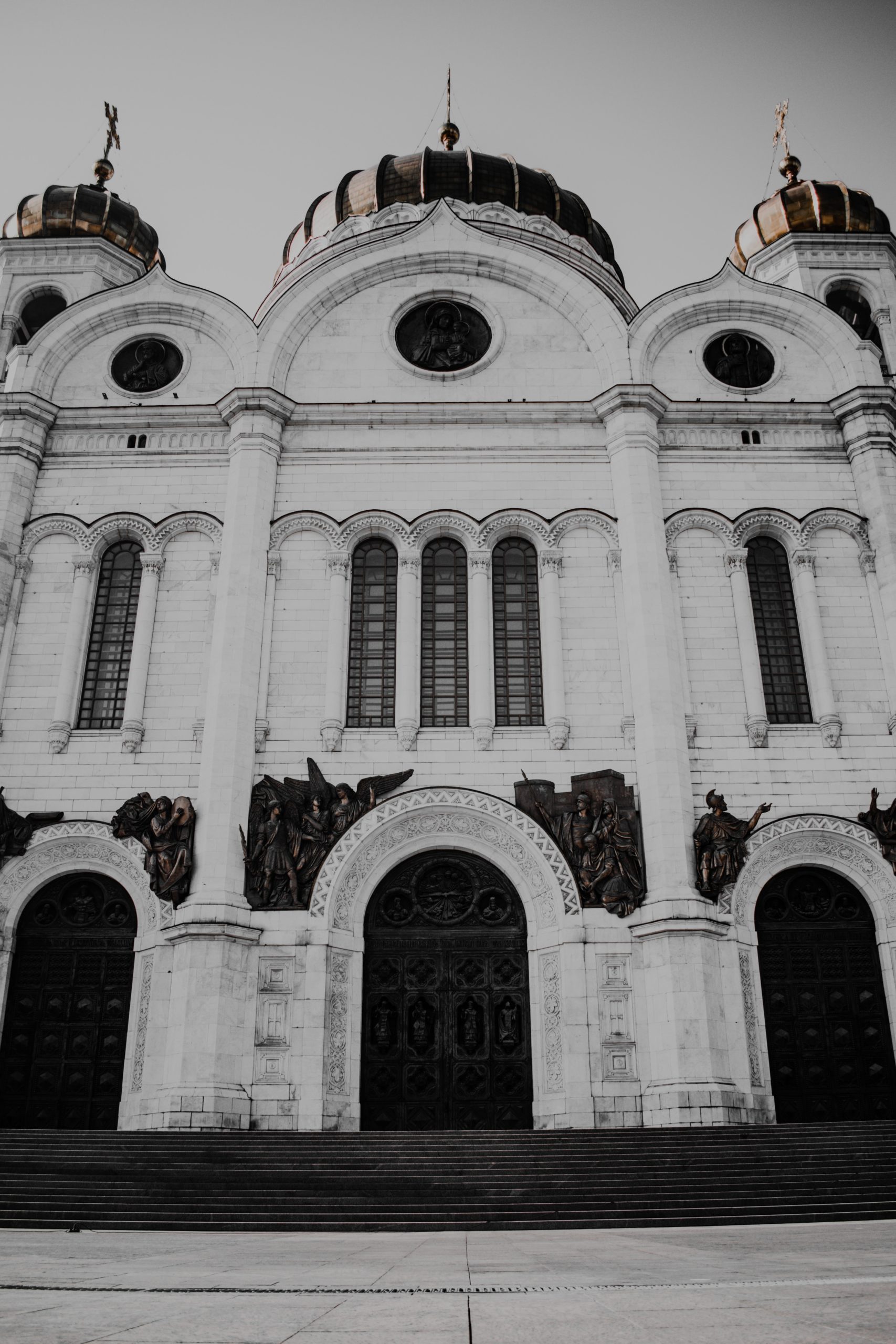 A Russian Orthodox cathedral